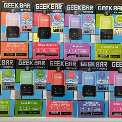 ChatGPT said: Key Features: Up to 50,000 puffs for ultra-long use 5% nicotine for a smooth, strong hit Rechargeable battery with Type-C charging Smart LED display for battery and e-liquid levels Leak-proof design for clean vaping Sleek “Ice Prince” look with icy flavor options Specifications: Brand: GEEK BAR Model: Ice Prince 50K Puff Count: 50,000 Nicotine Strength: 5% (50mg/ml) Battery Capacity: 650mAh (rechargeable) E-liquid Capacity: 20ml Charging Port: Type-C Activation: Draw-activated Display: LED screen