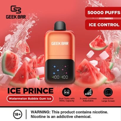 GEEK BAR Ice Prince 50K Puffs 5%Nicotine Vape.
