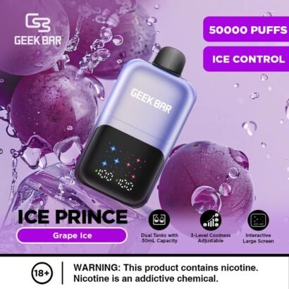 GEEK BAR Ice Prince 50K Puffs 5%Nicotine Vape.