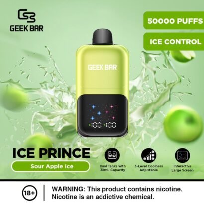 GEEK BAR Ice Prince 50K Puffs 5%Nicotine Vape.