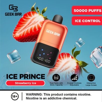 GEEK BAR Ice Prince 50K Puffs 5%Nicotine Vape.