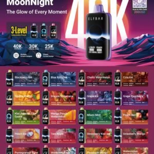 Elfbar Moon Night 40K Puffs 5%Nicotine Vape.