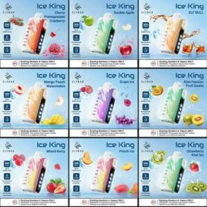 Elfbar ice King 30K Puffs 5%Nicotine Vape.