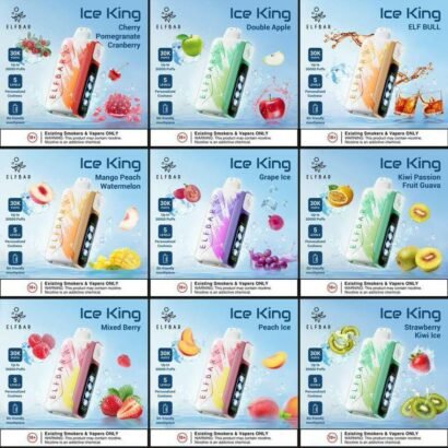 Elfbar ice King 30K Puffs 5%Nicotine Vape.