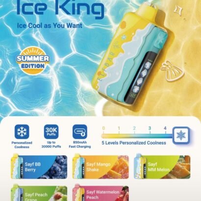 Elfbar ice King 30K Puffs 5%Nicotine Vape.