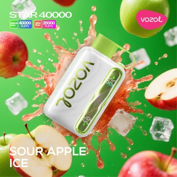 Vozol Star 40K Puffs 5%Nicotine Vape.