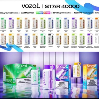 Vozol Star 40K Puffs 5%Nicotine Vape.