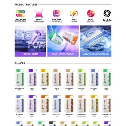 Vozol Star 40K Puffs 5%Nicotine Vape.