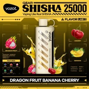 OZOL GEAR SHISHA DTL 25K PUFFS, 5%NICOTINE, DISPOSABLE VAPE