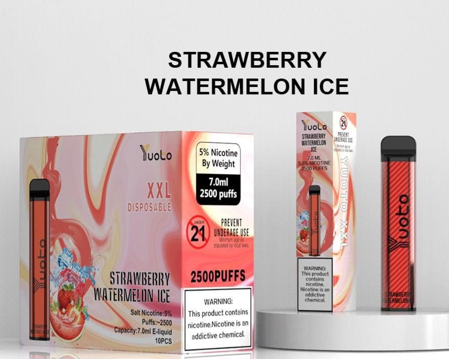 YOUTO XXL 2500 Puffs, 5%Nicotine, Disposable Vape.