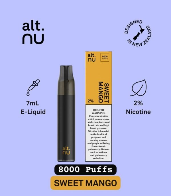 Altnu 8000 Puffs, 2%Nicotine, Disposable Vape