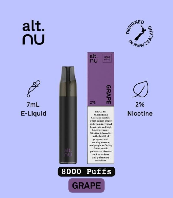 Altnu 8000 Puffs, 2%Nicotine, Disposable Vape