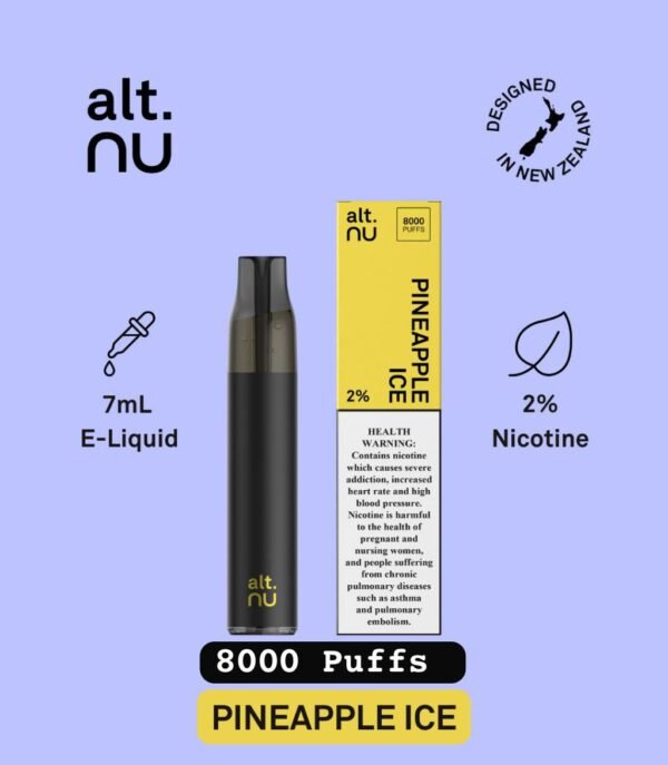 Altnu 8000 Puffs, 2%Nicotine, Disposable Vape