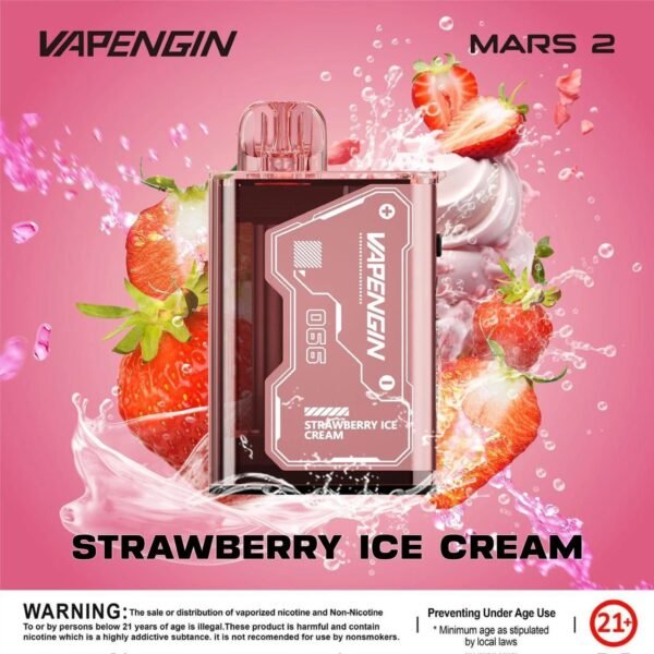 VAPENGIN MARS 2 20K Puffs, 5%Nicotine, Disposable Vape.