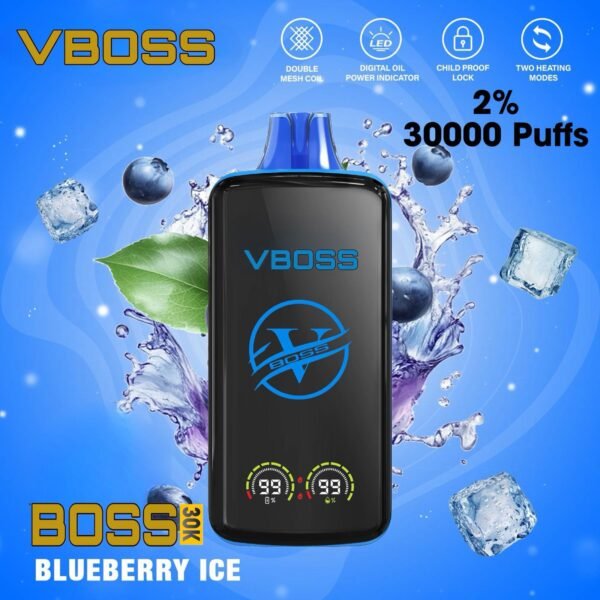 VBOSS 30K Puffs, 2%Nicotine, Disposable Vape.