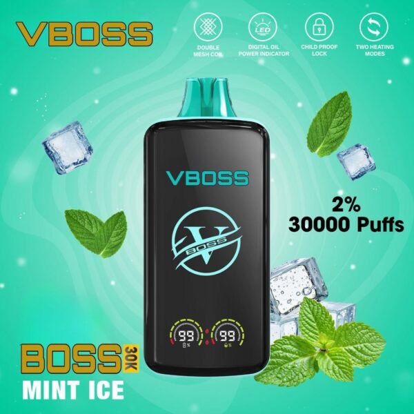 VBOSS 30K Puffs, 2%Nicotine, Disposable Vape.