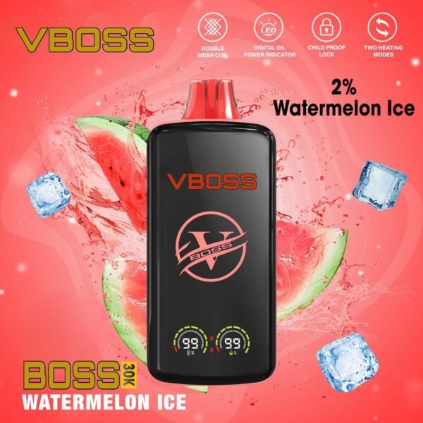 VBOSS 30K Puffs, 2%Nicotine, Disposable Vape.
