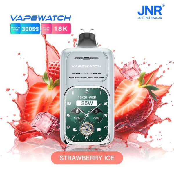 JNR VAPE WATCH 30K Puffs, 2%Nicotine, Disposable Vape.