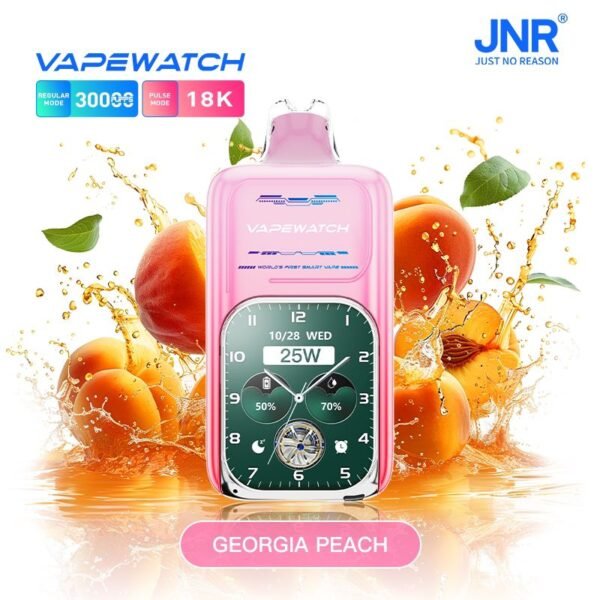 JNR VAPE WATCH 30K Puffs, 2%Nicotine, Disposable Vape.