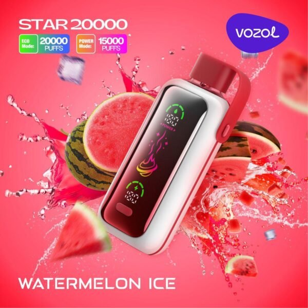 VOZOL STAR 20K Puffs, 5%Nicotine, Disposable Vape.