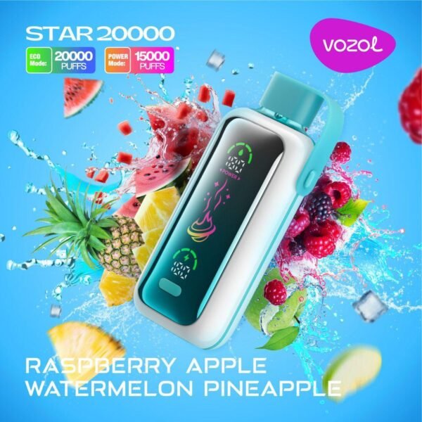 VOZOL STAR 20K Puffs, 5%Nicotine, Disposable Vape.