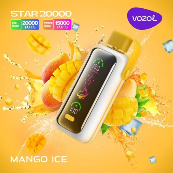 VOZOL STAR 20K Puffs, 5%Nicotine, Disposable Vape.
