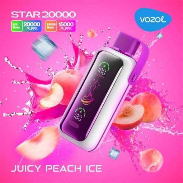 VOZOL STAR 20K Puffs, 5%Nicotine, Disposable Vape.