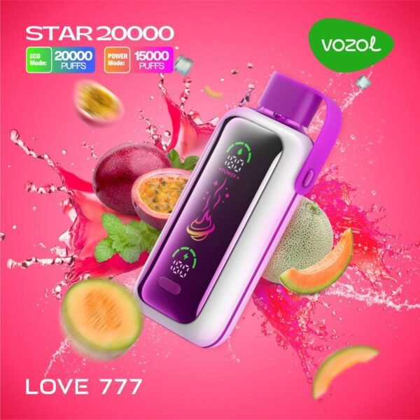 VOZOL STAR 20K Puffs, 5%Nicotine, Disposable Vape.