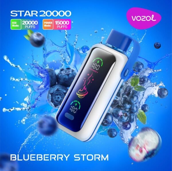 VOZOL STAR 20K Puffs, 5%Nicotine, Disposable Vape.