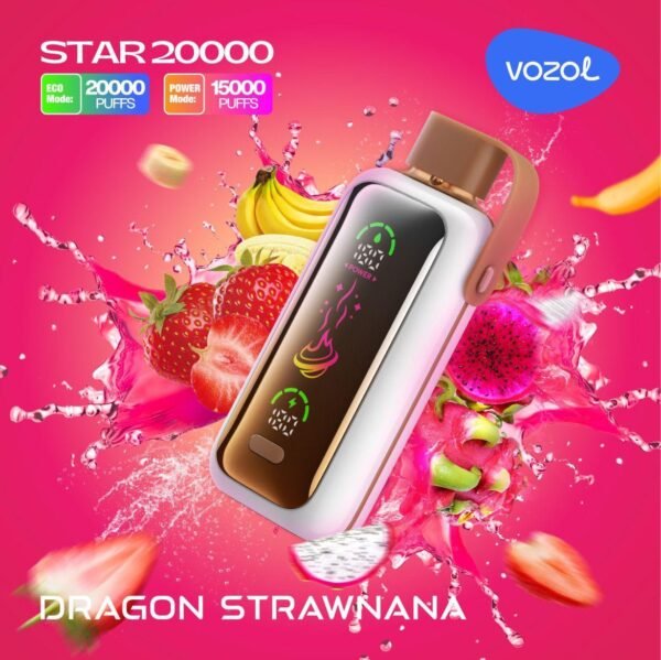 VOZOL STAR 20K Puffs, 5%Nicotine, Disposable Vape.
