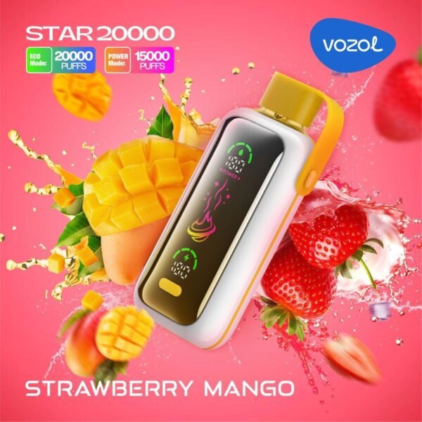 VOZOL STAR 20K Puffs, 5%Nicotine, Disposable Vape.