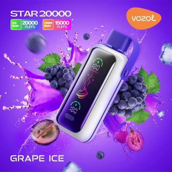 VOZOL STAR 20K Puffs, 5%Nicotine, Disposable Vape.