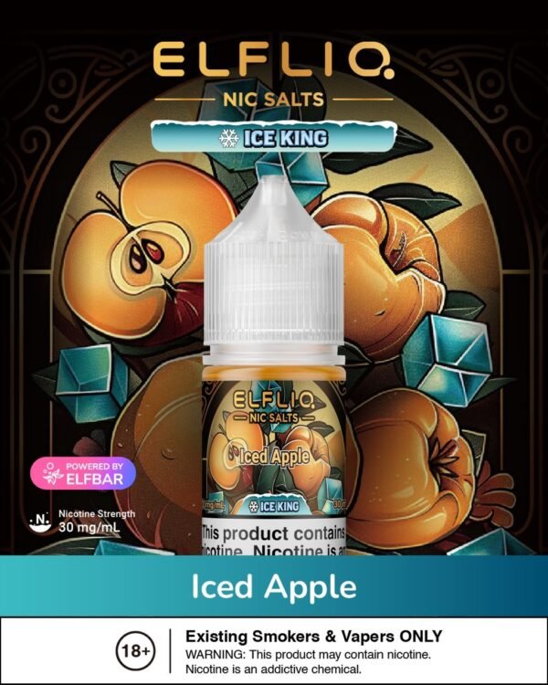 Elfbar (E-Liquid Juice) (ELFLIQ NIC SALTS) 30Mg 30ML Bottle Size.