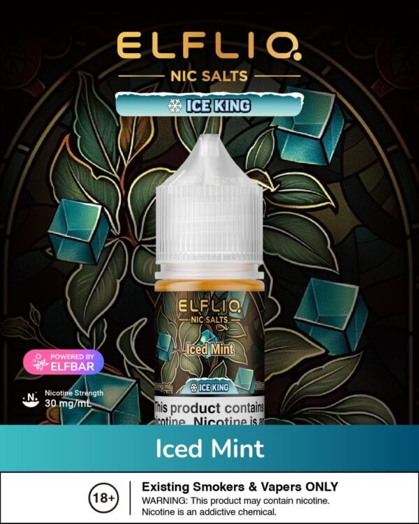 Elfbar (E-Liquid Juice) (ELFLIQ NIC SALTS) 30Mg 30ML Bottle Size.