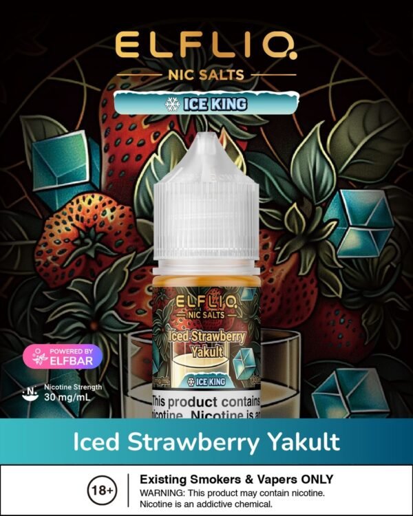 Elfbar (E-Liquid Juice) (ELFLIQ NIC SALTS) 30Mg 30ML Bottle Size.