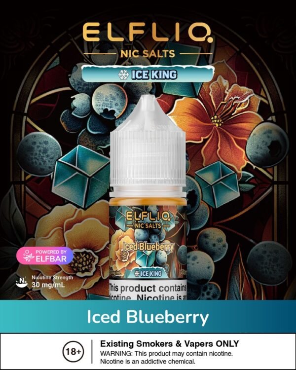 Elfbar (E-Liquid Juice) (ELFLIQ NIC SALTS) 30Mg 30ML Bottle Size.