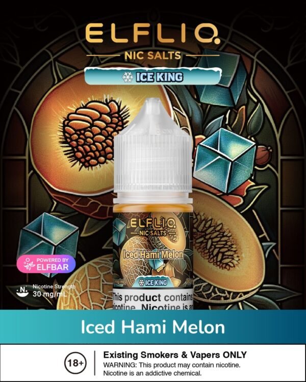 Elfbar (E-Liquid Juice) (ELFLIQ NIC SALTS) 30Mg 30ML Bottle Size.