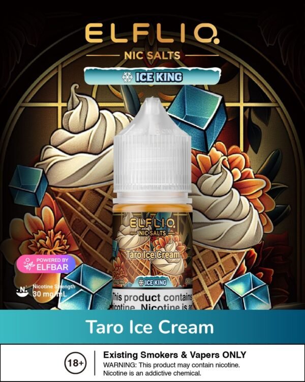 Elfbar (E-Liquid Juice) (ELFLIQ NIC SALTS) 30Mg 30ML Bottle Size.