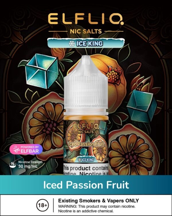 Elfbar (E-Liquid Juice) (ELFLIQ NIC SALTS) 30Mg 30ML Bottle Size.