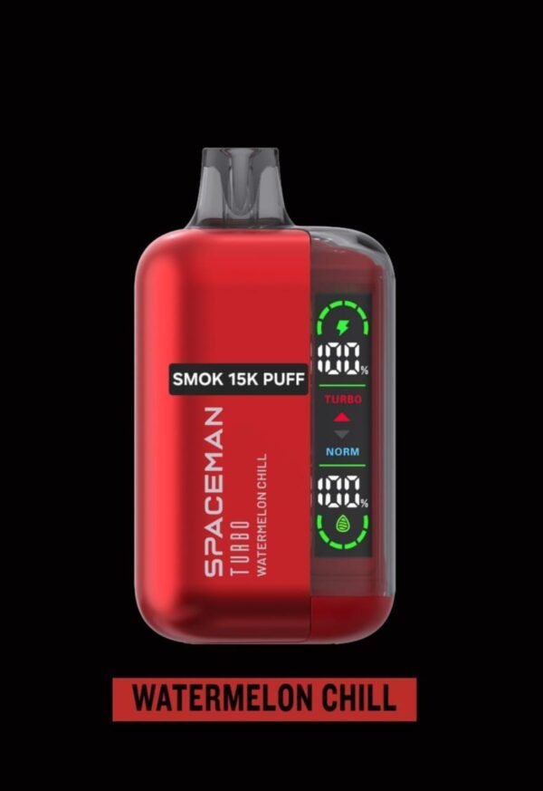 SMOK SPACEMAN TURBO, 15K Puffs, 5%Nicotine, Disposable Vape.