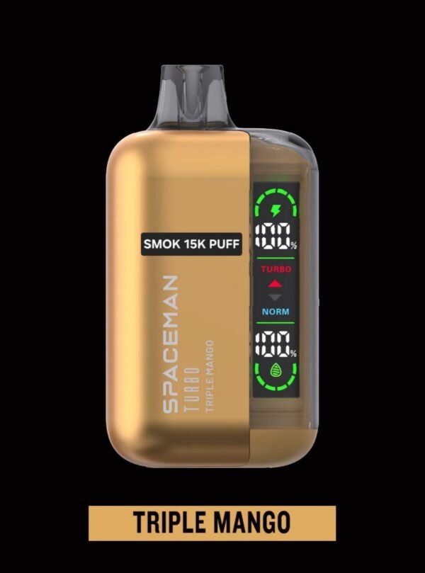 SMOK SPACEMAN TURBO, 15K Puffs, 5%Nicotine, Disposable Vape.