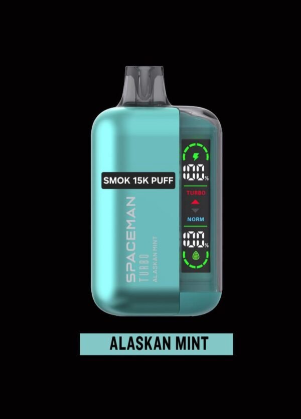 SMOK SPACEMAN TURBO, 15K Puffs, 5%Nicotine, Disposable Vape.