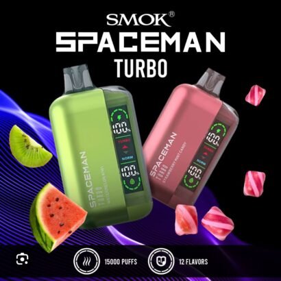 SMOK SPACEMAN TURBO, 15K Puffs, 5%Nicotine, Disposable Vape.