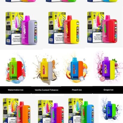 NASTY BOLT 50K Puffs, 5%Nicotine, Disposable Vape.
