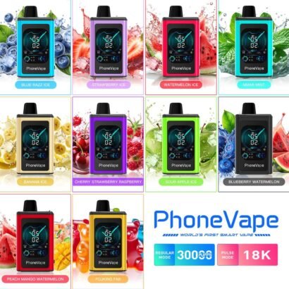 JNR Phone Vape 30K Puffs, 2%Nicotine, Disposable Vape.
