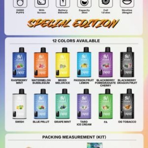 Silvaper 24K (MTL Special Edition) 5%Nicotine, Disposable Vape.