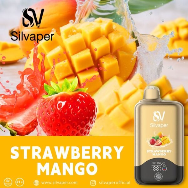 Silvaper 15K Puffs,(2%Nicotine)(Without Chargeable)Disposable Vape.
