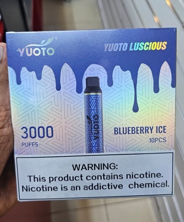 YOUTO Luscious 3000 Puffs, 5%Nicotine, Disposable Vape.