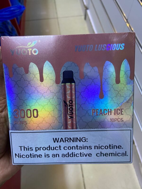 YOUTO Luscious 3000 Puffs, 5%Nicotine, Disposable Vape.