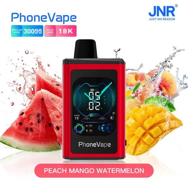 JNR Phone Vape 30K Puffs, 2%Nicotine, Disposable Vape.